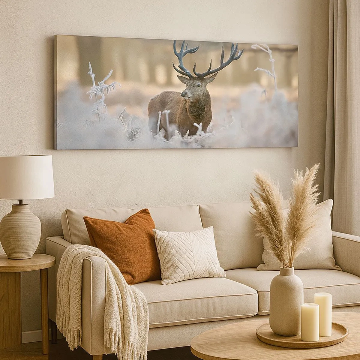 Obraz na plátně - Svěží ráno - 100x40 cm