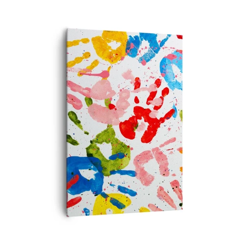 Obraz na plátně - Jdi ve stopách - 70x100 cm