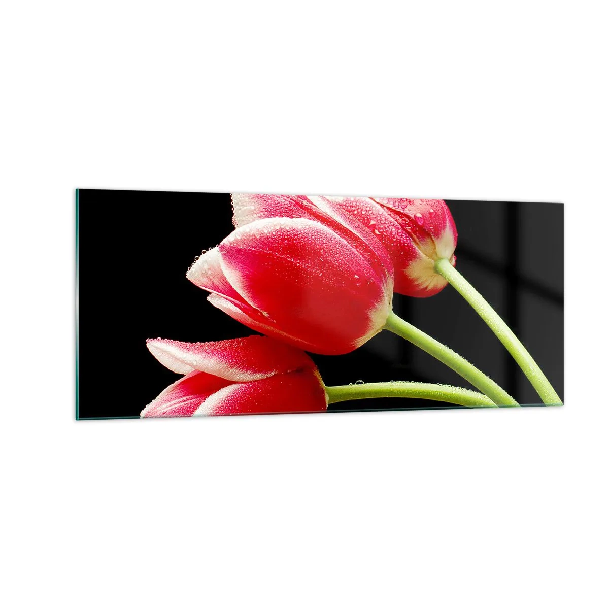 Obraz na skle - Slib čisté lásky - 100x40 cm