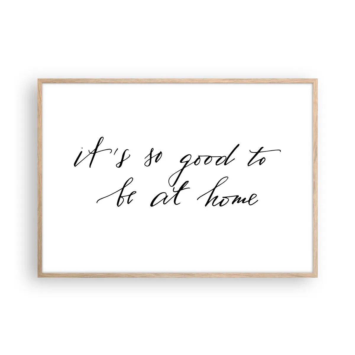 Plakát v rámu světlý dub - Celá pravda - 100x70 cm