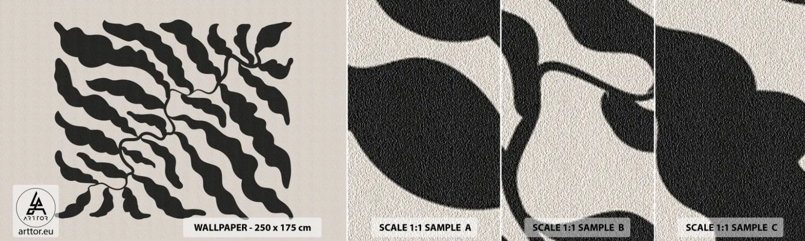 Fototapeta Vzorek Standard Eco - Povaha čtverce - Boho, Rostliny, Kus - 100x30 cm