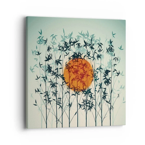 Obraz na plátně - Japonské slunce - 40x40 cm