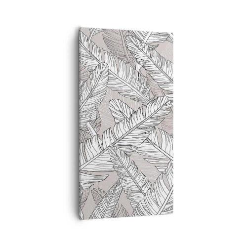 Obraz na plátně - Víření peří - 55x100 cm