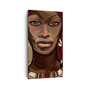 Obraz na plátně - Ebenová Venuše - 45x80 cm