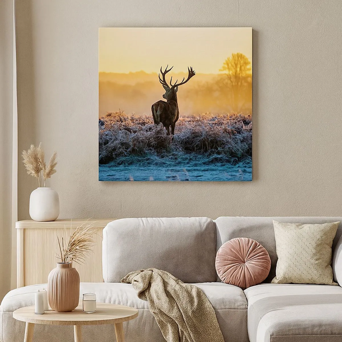 Obraz na plátně - Korunován na svém panství - 30x30 cm