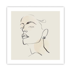 Plakát - Hrdý pohled - 50x50 cm