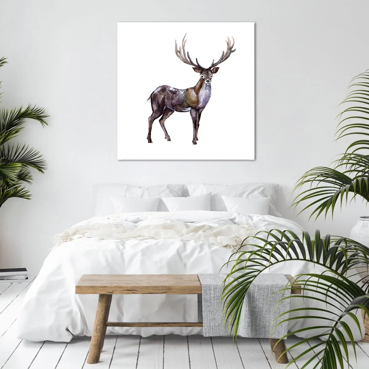 Obraz na plátně - Král půlnoční pouště - 60x60 cm