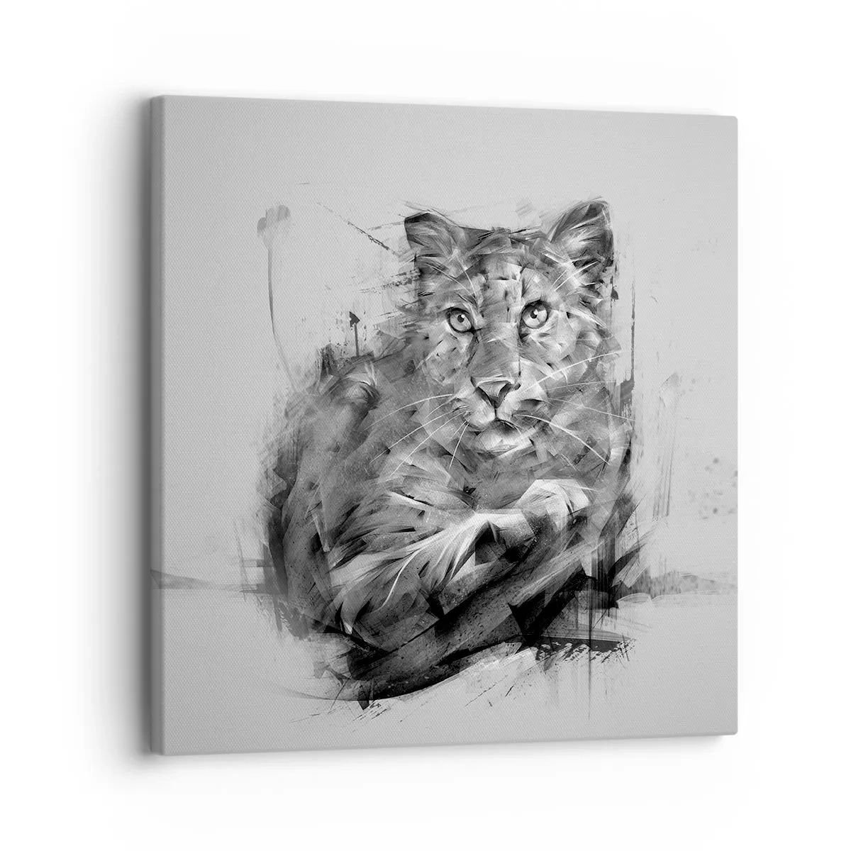 Obraz na plátně - Ano, pozorně poslouchám - 30x30 cm