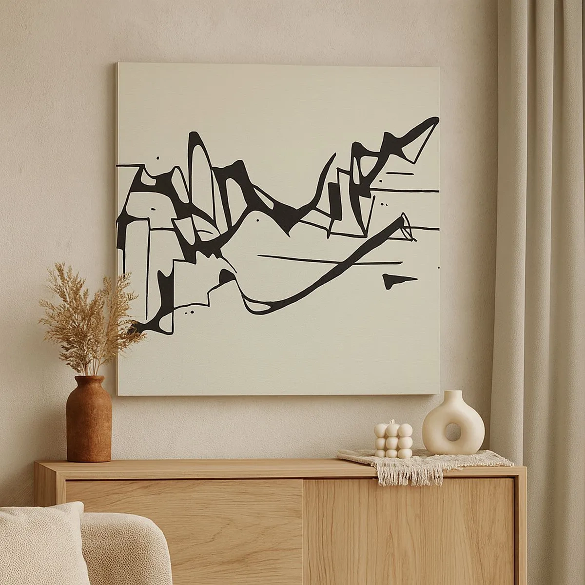 Obraz na plátně - Možná krajina - 30x30 cm