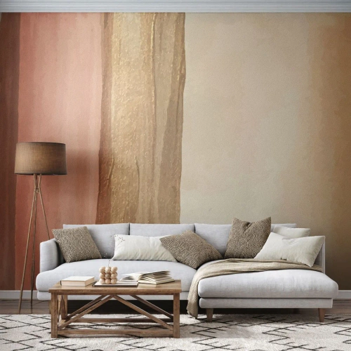 Fototapeta Premium Sand - Vertikální kompozice - Abstrakce, Kus, Moderní umění. - 100x70 cm