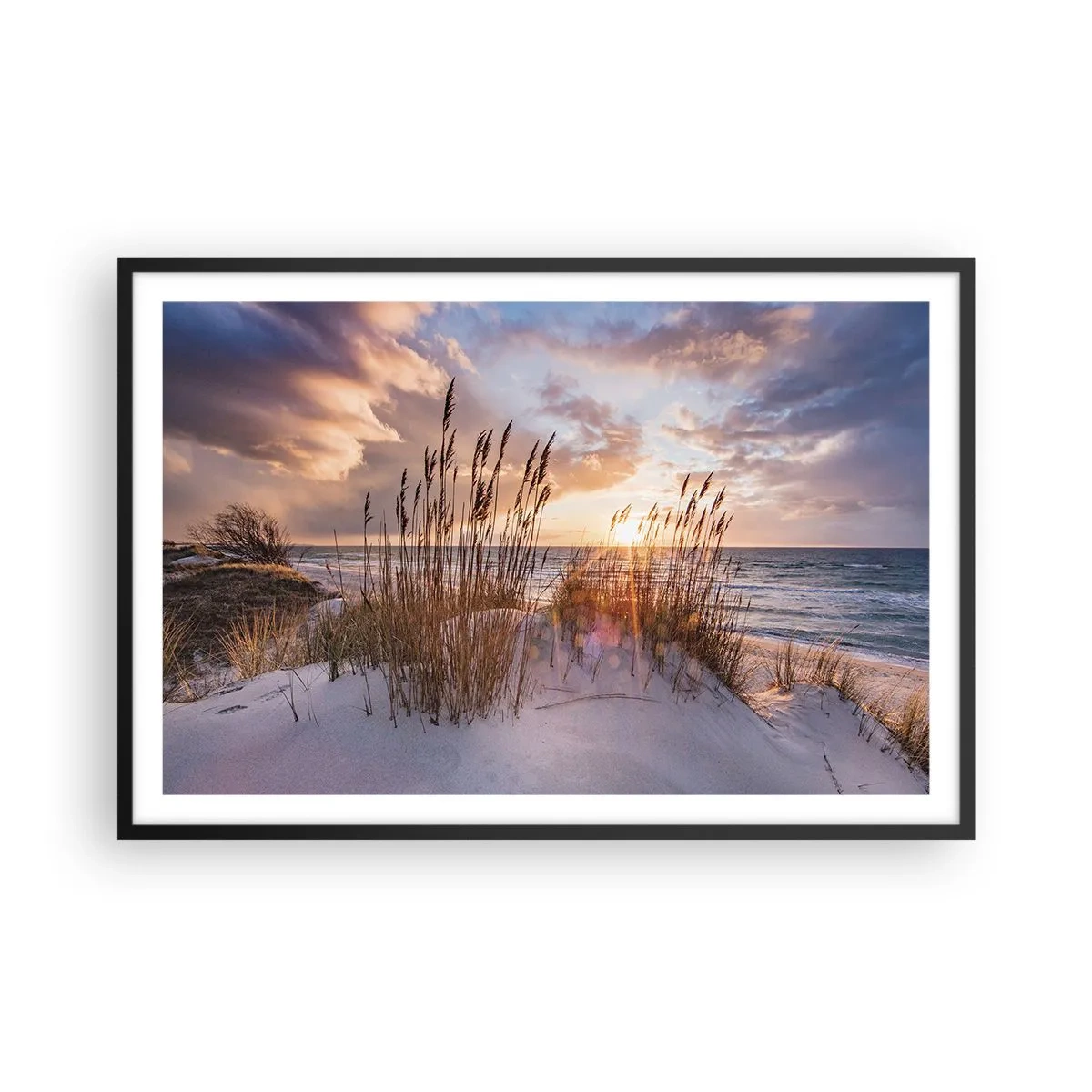 Plakát v černém rámu - Rozloučení se sluncem a větrem - 91x61 cm