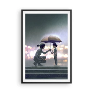 Plakát v černém rámu - A vše je v pořádku - 61x91 cm