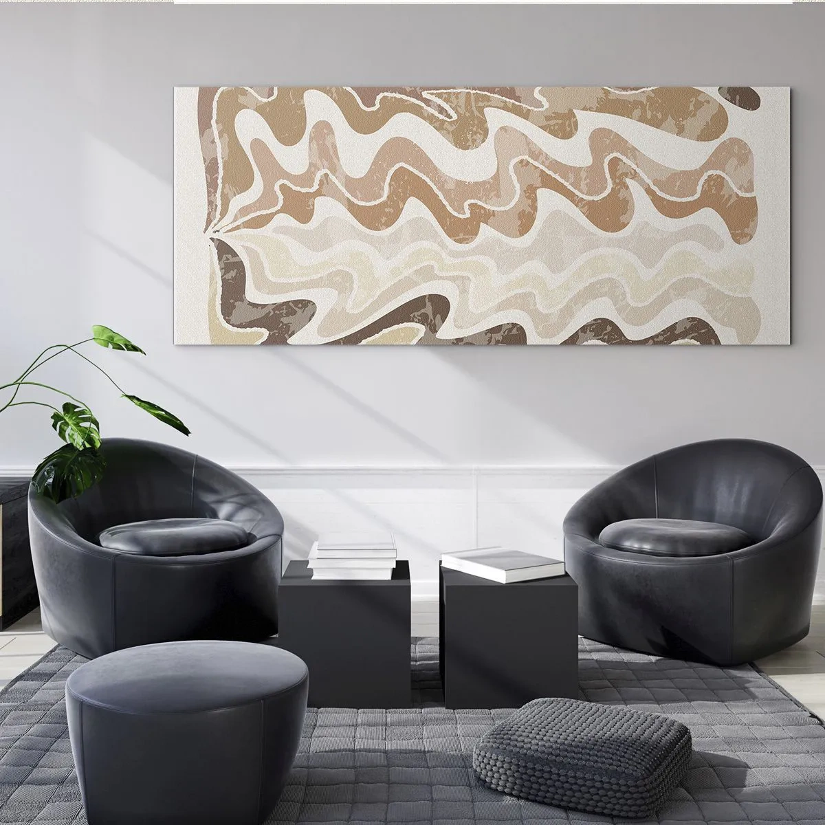 Obraz na skle - Dobrá energie – dobré emoce - 90x30 cm