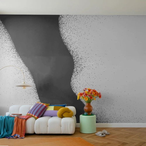 Fototapeta Samolepicí Deluxe Sticker - Plynulá rovnováha - Abstrakce, Kus, Minimalismus - 500x350 cm