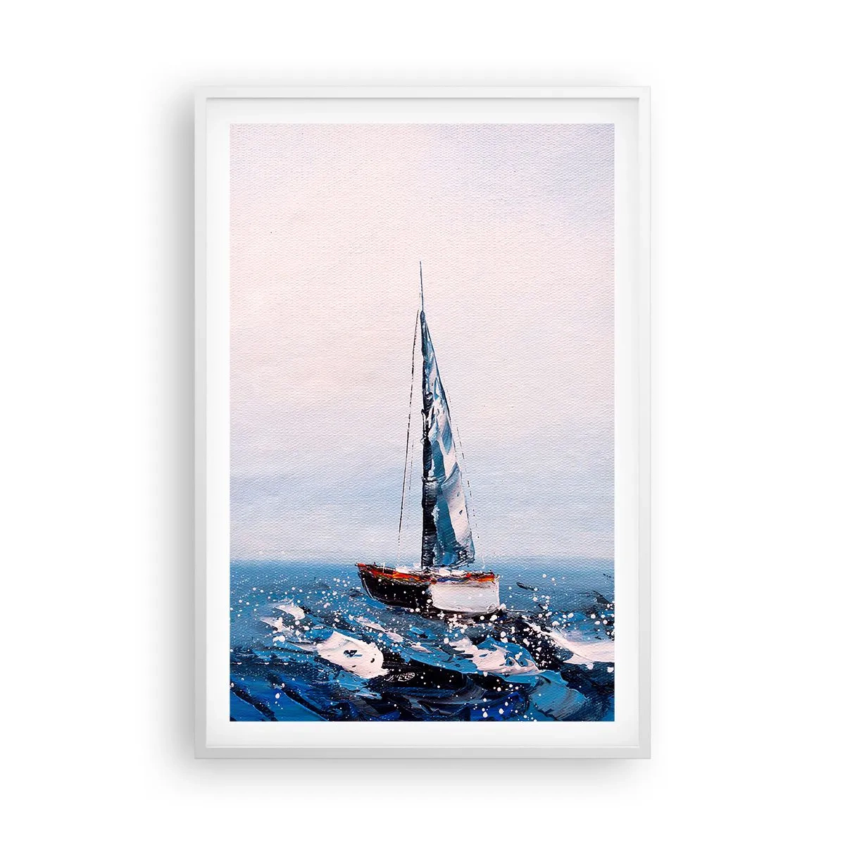 Plakát v bílém rámu - Bratrství větru - 61x91 cm