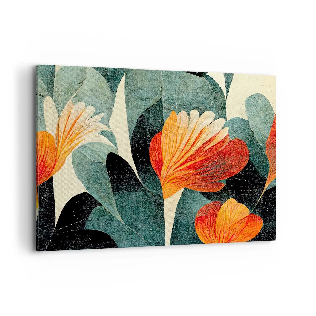 Obraz na plátně - Tropické horko a chlad zeleně - 100x70 cm