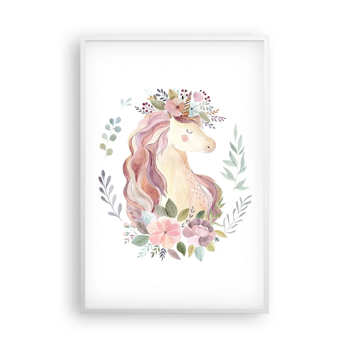 Plakát v bílém rámu - Pozvánka do říše pohádek - 61x91 cm