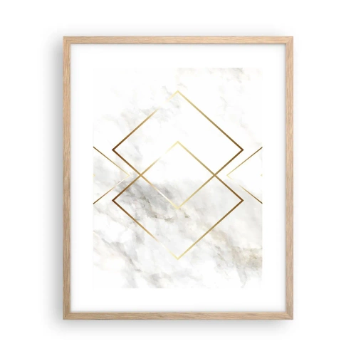 Plakát v rámu světlý dub - Pohled na nekonečno - 40x50 cm