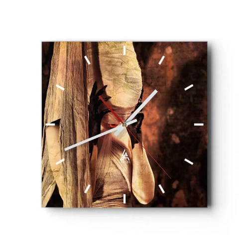 Nástěnné hodiny - Mezi dobrem a zlem - 30x30 cm