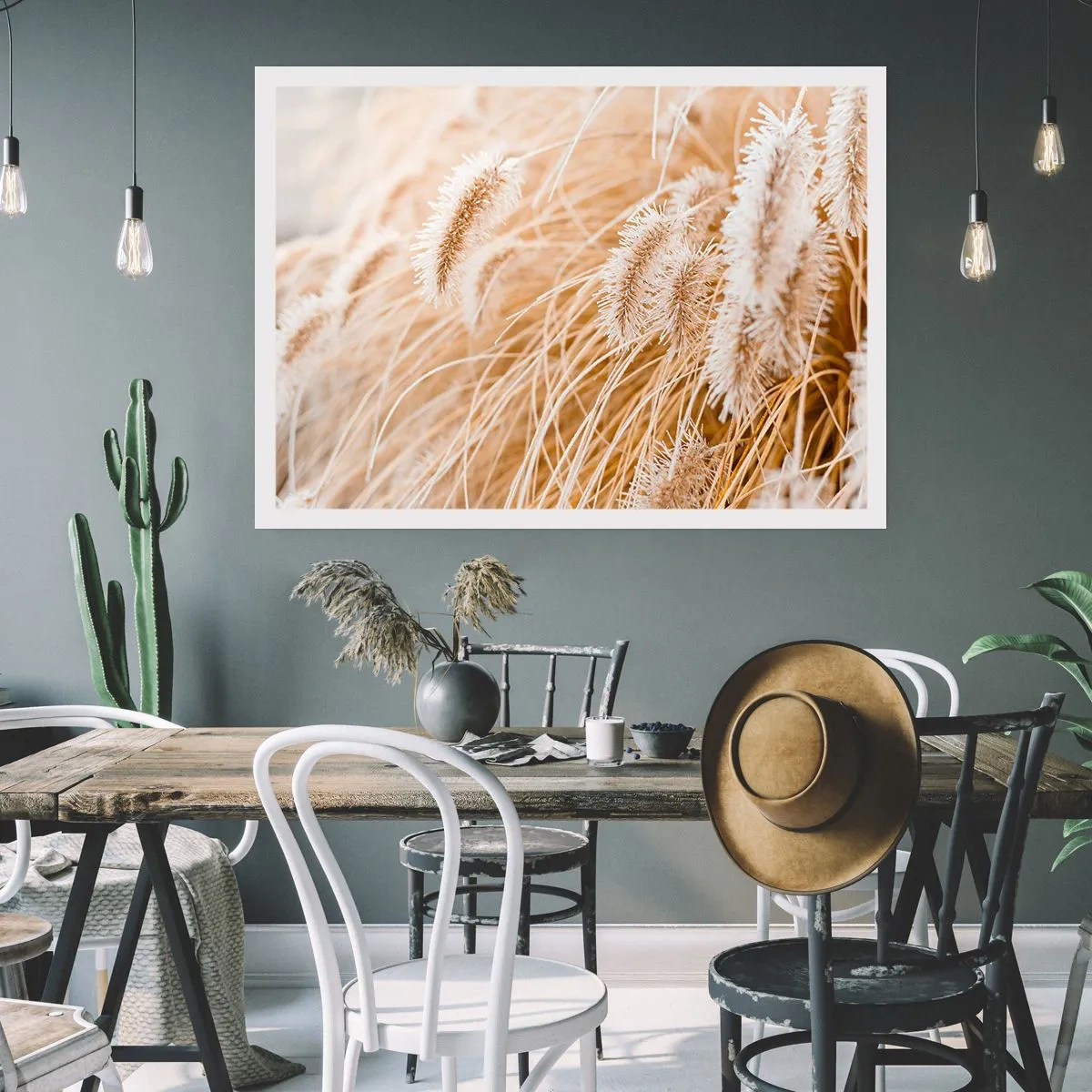 Plakát - Zlaté šustění travin - 100x70 cm