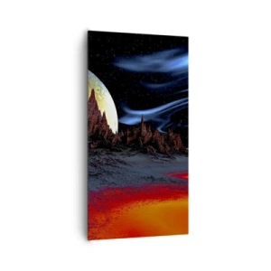 Obraz na plátně - Neznámý svět - 65x120 cm