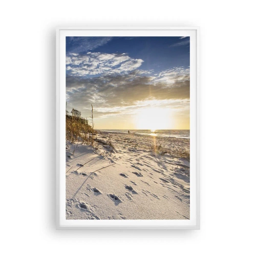 Plakát v bílém rámu - Pozvánka na procházku - 70x100 cm