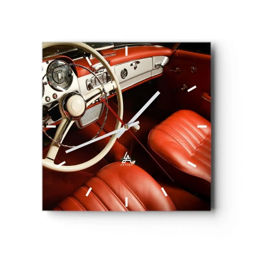 Nástěnné hodiny - Luxus ve stylu vintage - 30x30 cm