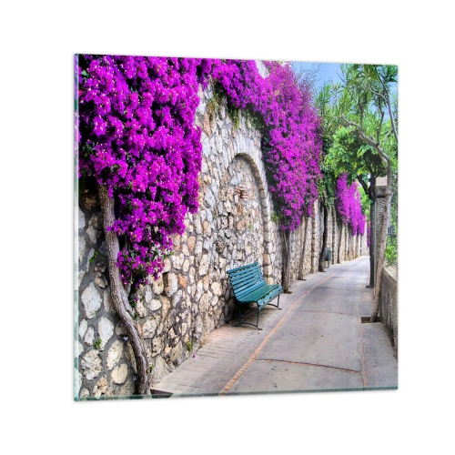 Obraz na skle - Setkejme se co nejrychleji - 30x30 cm