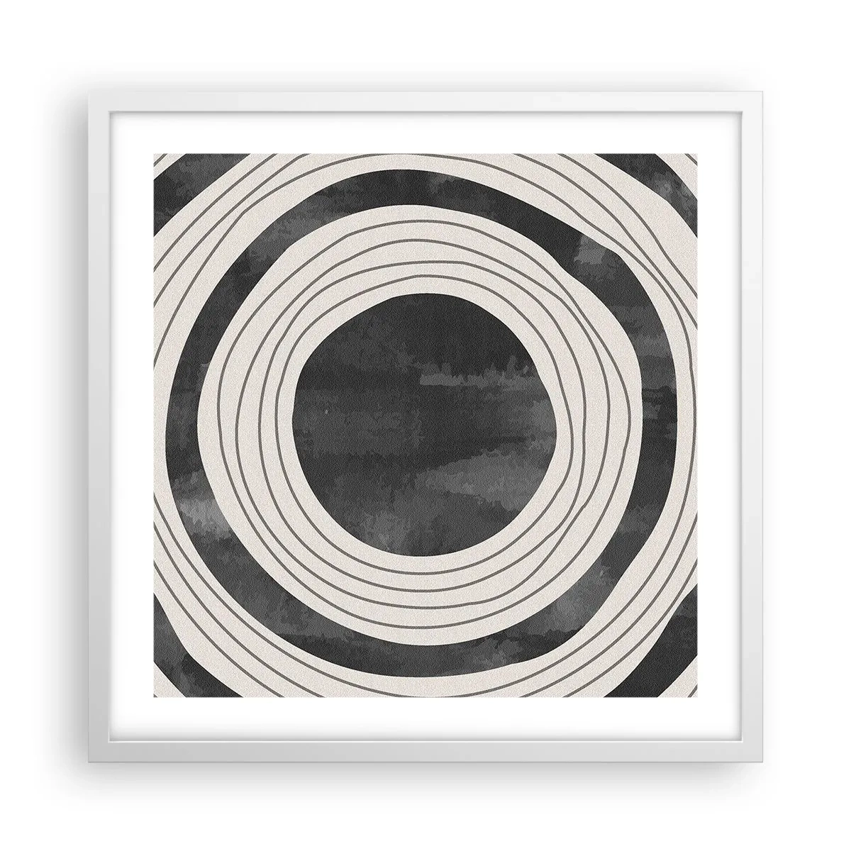 Plakát v bílém rámu - Přesný zásah - 50x50 cm