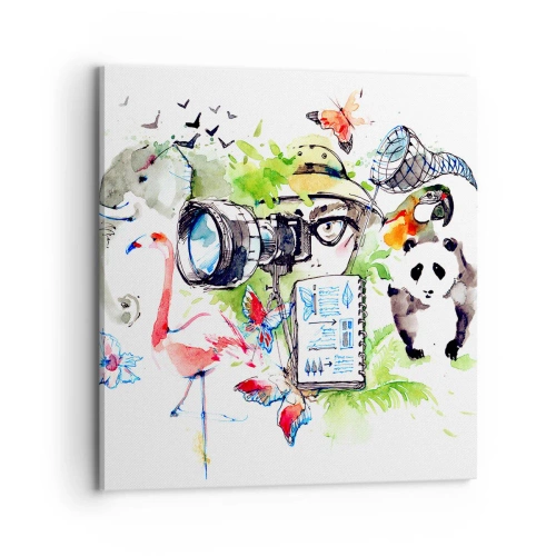 Obraz na plátně - Objektivem cestovatele - 70x70 cm