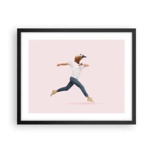 Plakát v černém rámu - Špetka absurdity - 50x40 cm