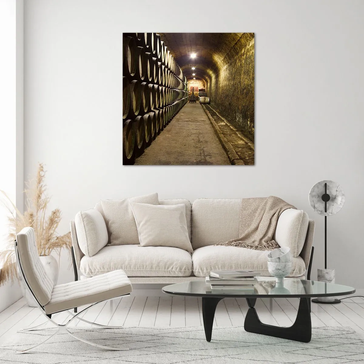 Obraz na skle - Je dobré si odpočinout - 40x40 cm