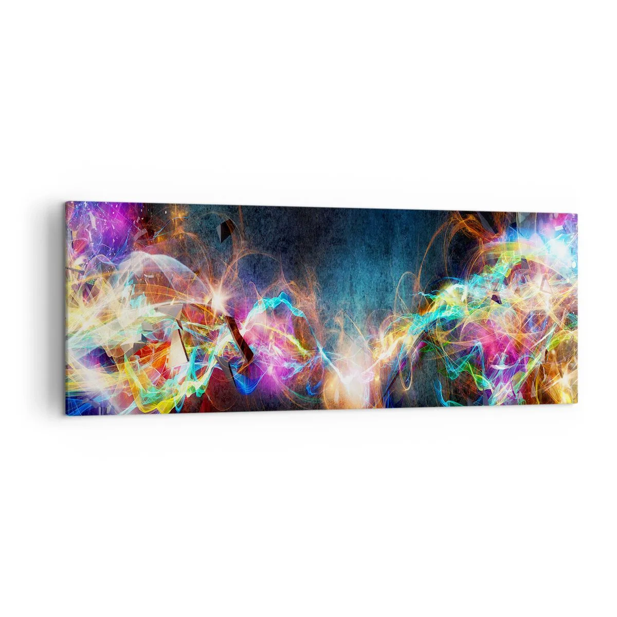 Obraz na plátně - Radostně proti tmě - 140x50 cm