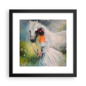 Plakát v černém rámu - Jako z krásného snu - 30x30 cm