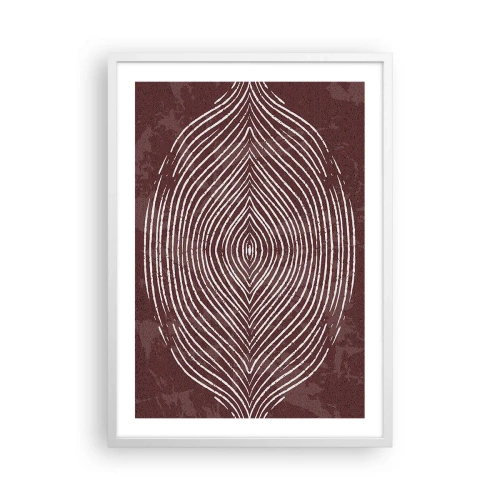 Plakát v bílém rámu - Prostor promlouvá - 50x70 cm