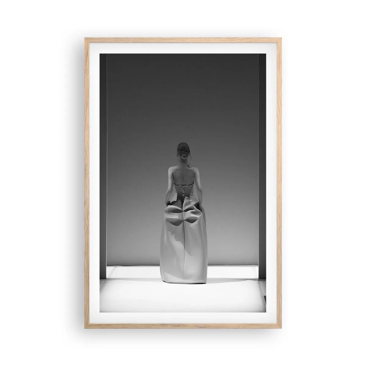 Plakát v rámu světlý dub - Rafinovaná jednoduchost - 61x91 cm