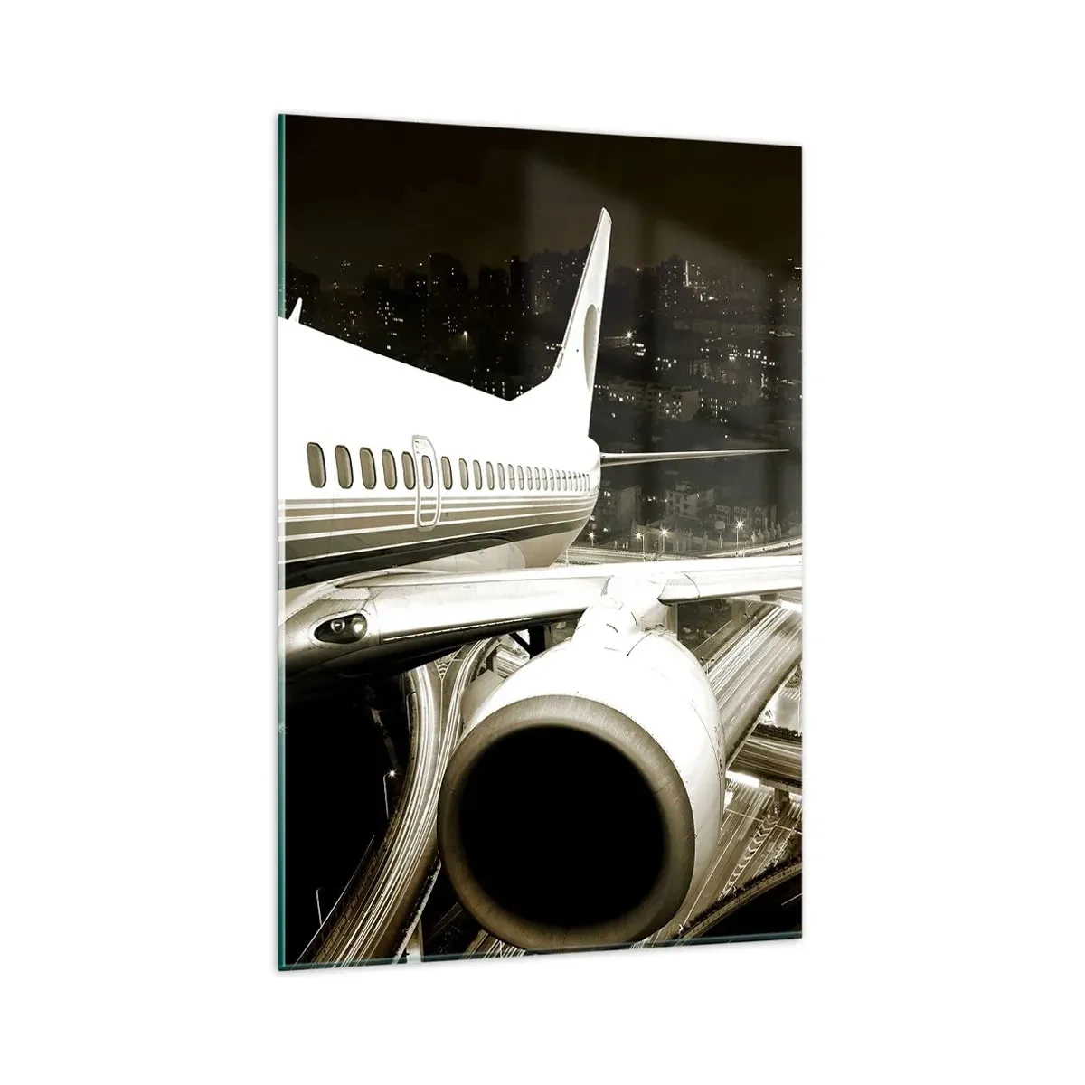 Obraz na skle - Letět do noci - 80x120 cm