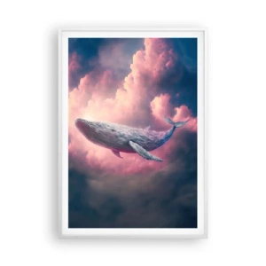Plakát v bílém rámu - Otři si oči - 70x100 cm