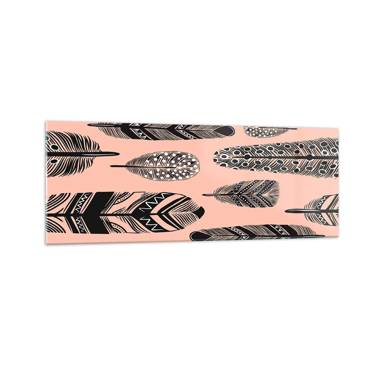 Obraz na skle - Indiánská kolekce - 140x50 cm