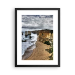 Plakát v černém rámu - Drsná krása - 30x40 cm