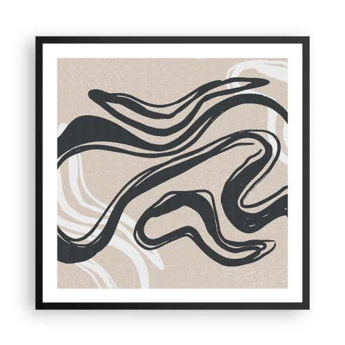 Plakát v černém rámu - Znásobená exprese - 60x60 cm