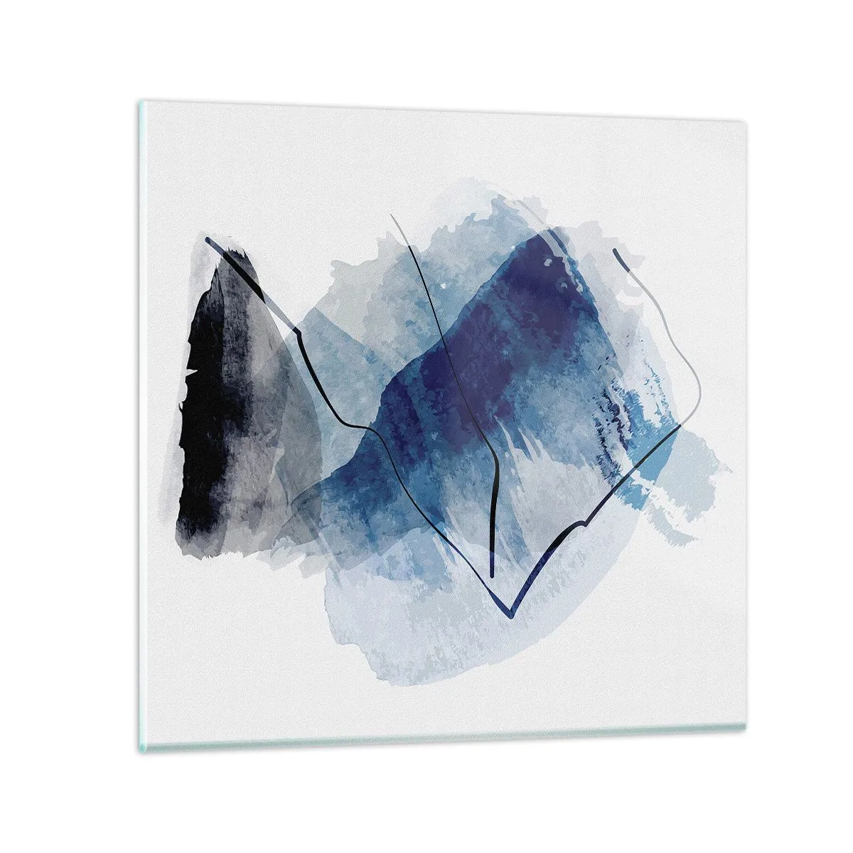 Obraz na skle - Ledová hora - 60x60 cm