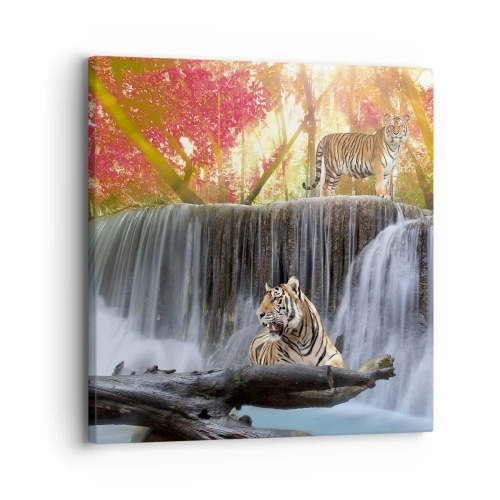 Obraz na plátně - Surrealistická krajina    - 30x30 cm