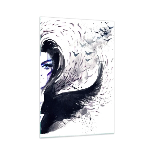 Obraz na skle - Démonická a krásná - 70x100 cm