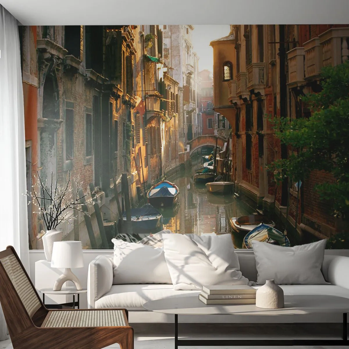 Fototapeta Samolepicí Deluxe Sticker - V benátském zákoutí - Krajina, Architektura, Benátky - 500x350 cm