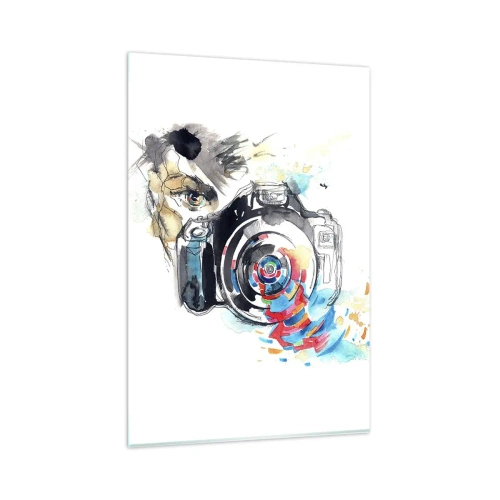 Obraz na skle - Okem objektivu - 80x120 cm