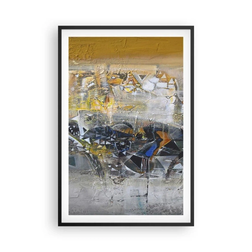 Plakát v černém rámu - Všechno se podaří - 61x91 cm