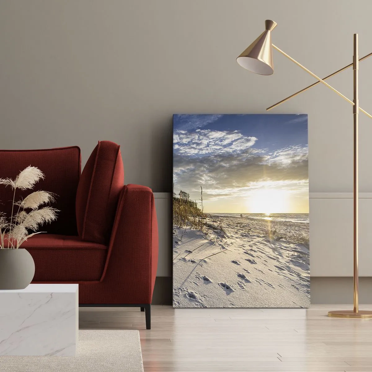 Obraz na plátně - Pozvánka na procházku - 55x100 cm