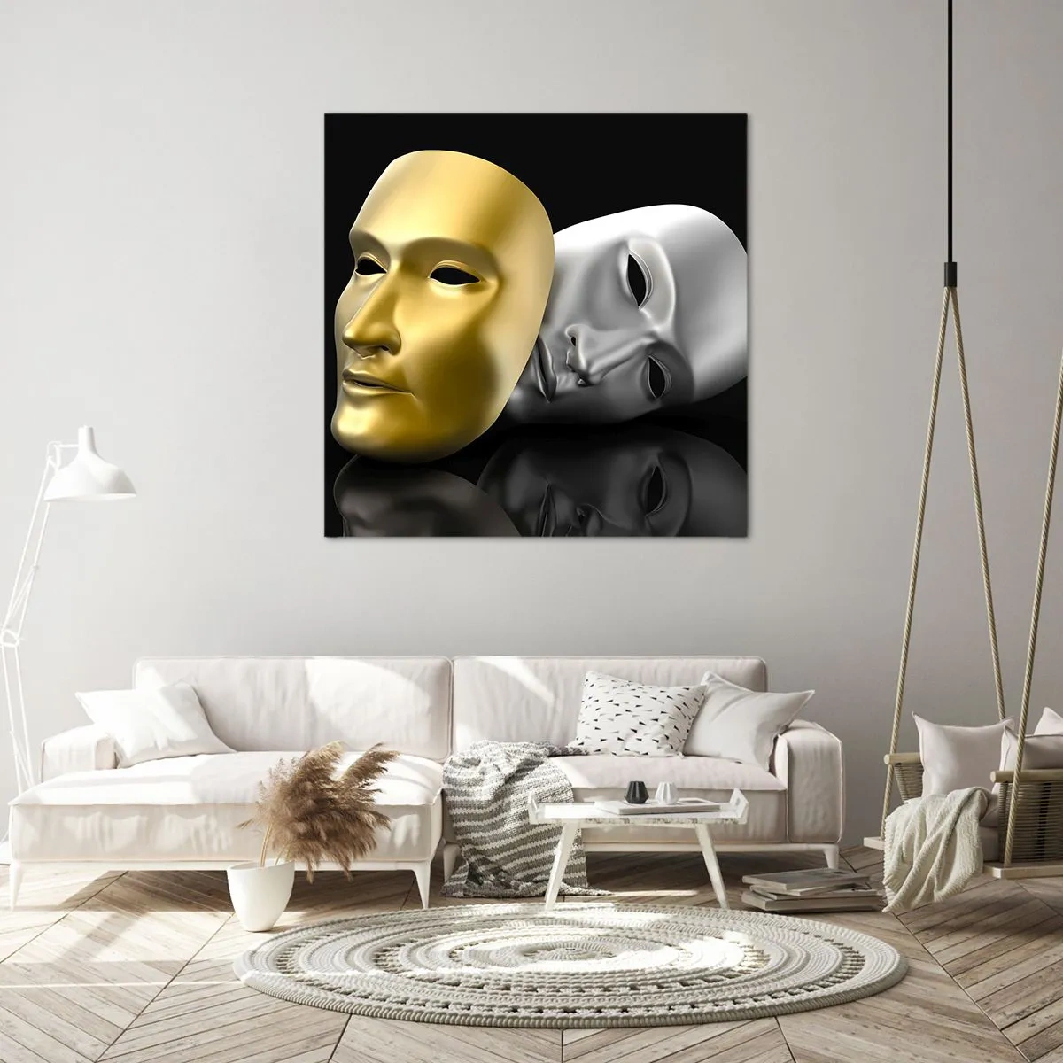 Obraz na plátně - Život je divadlo - 70x70 cm