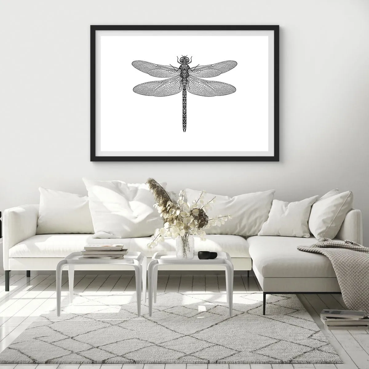 Plakát v černém rámu - Přesnost přírody - 50x40 cm